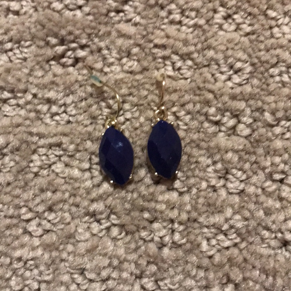 Purple earrings
